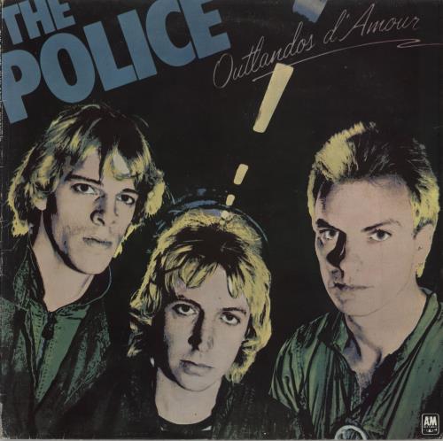 The Police Outlandos d'Amour Portuguese vinyl LP album (LP